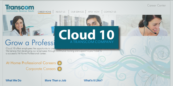 Cloud 10 under Transcom
