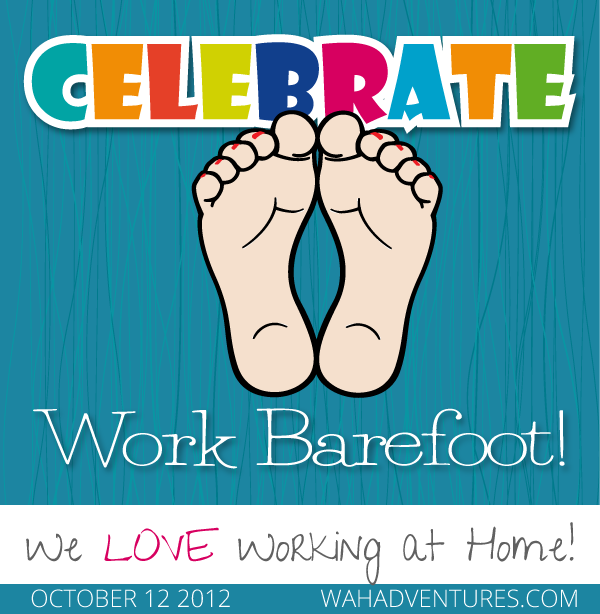 Work Barefoot Day!!