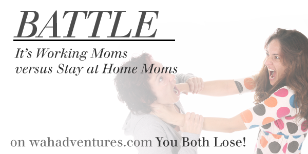 working mom versus stay at home mom