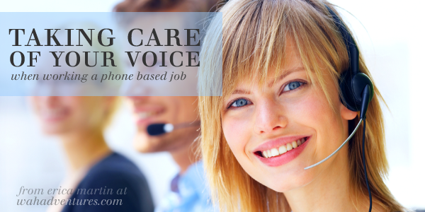 taking care of your voice
