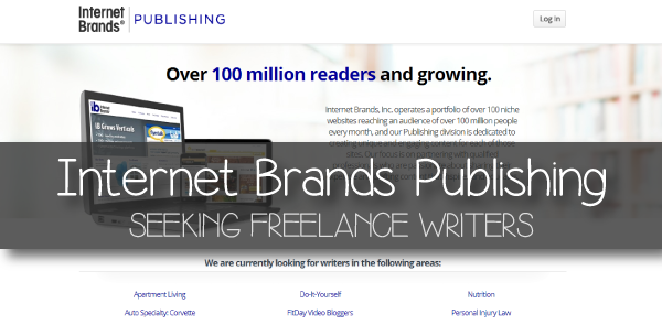 Freelance Writers needed at Internet Brands Publishing