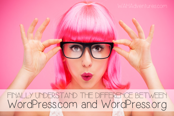 The difference between WordPress.com and WordPress.org.