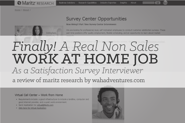 maritz research work from home