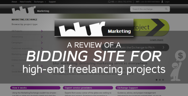 Blur Group High End Freelance Bidding Site