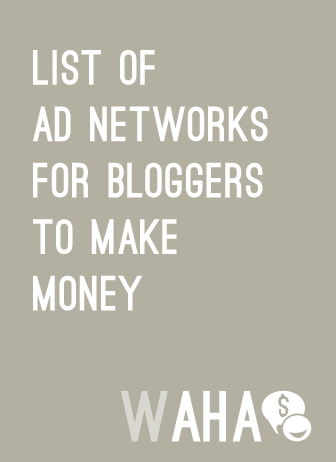 Ad Networks for Bloggers