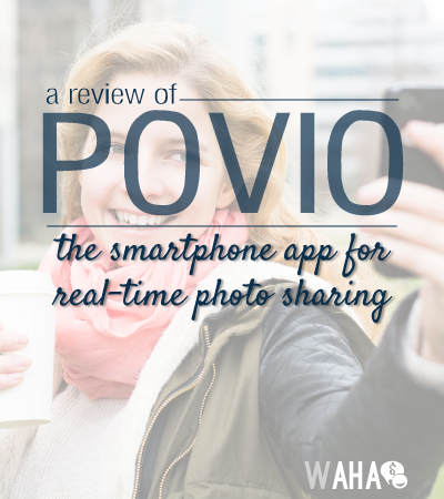 Povio App- A Smartphone app for instant photo sharing with friends