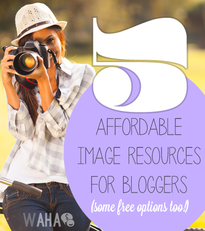A list of free and affordable options for blog images.