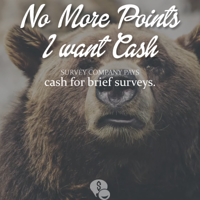Only a few survey sites still pay in cash, here is one worth the time!