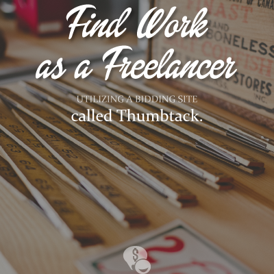 Find clients for your freelance work through Thumbtack...but there are pros and cons to consider.