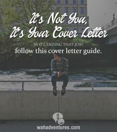 The right way to do a cover letter!