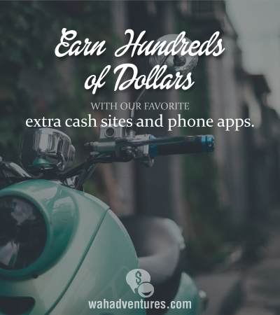Find out how we make hundreds of dollars with these ten extra cash sites/apps.